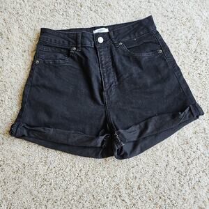 black forever 21 high rise shorts womens 28‎